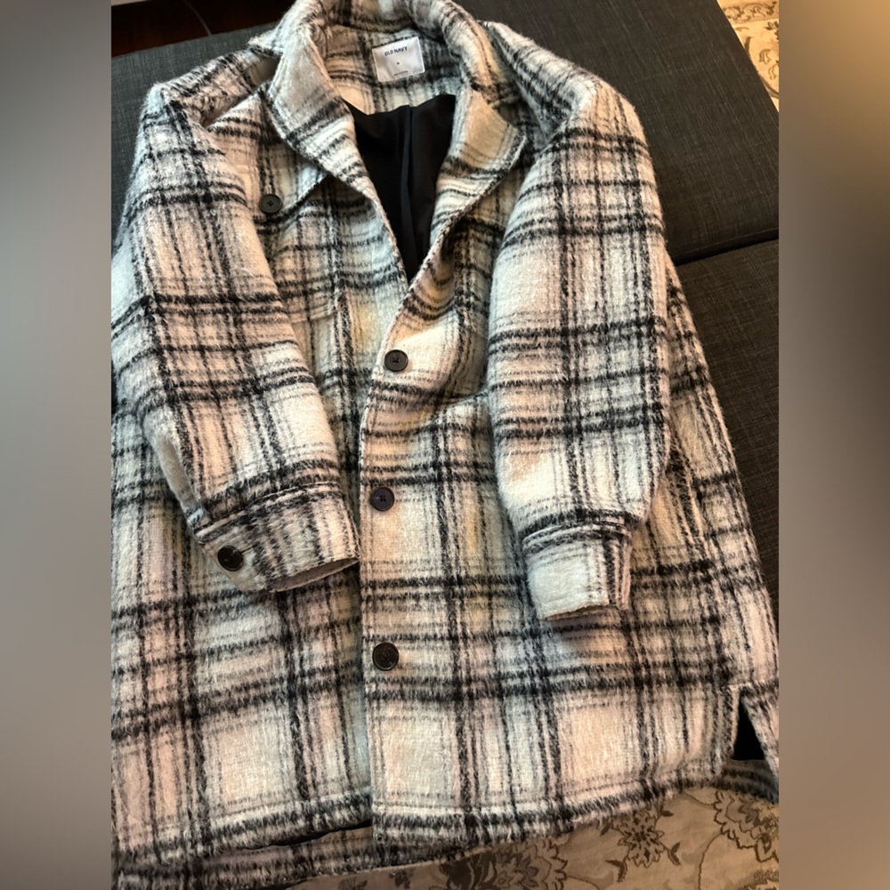 Old Navy Plaid Coat